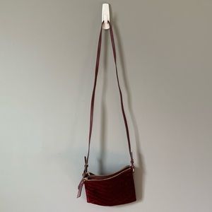 Velvet Cross Body Bag